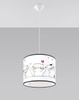 Lampa wisząca do pokoju dziecka bajkowy wzór CAT 30 (SL.1418) - Sollux Lighting