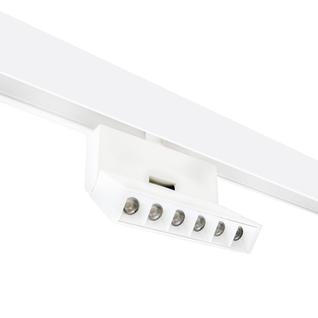 Spot magnetyczny Komatsu dot move - Biały- 48V 6W 480lm (112 mm) 4000K   (6598) - Shilo