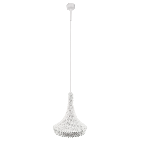 Lampa wisząca Mahaka 1 - Biała (260 mm)   (5175) - Shilo