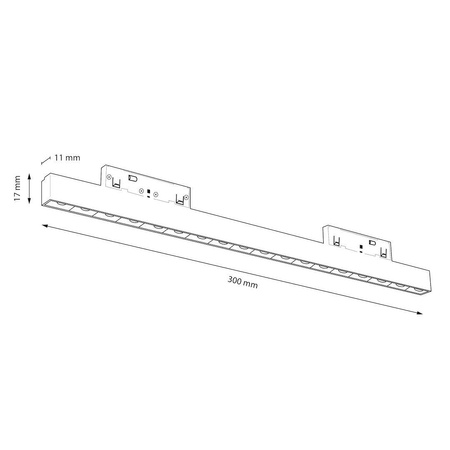 Lampa do szyny Magnetic track 5mm 10W 4000K (ML2151) - Milagro