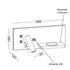 Kinkiet HOTELS 417L (6417L1102) - Elkim Lighting