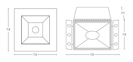 TRIMLESS SPOT WITH REFLECTOR WHITE (S090 Zambelis) - Zambelis