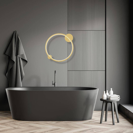 Kinkiet Saturno 50 cm Gold 25W LED (ML8859) - Milagro