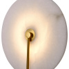 Marmurowy Kinkiet Cyntia 1xLED złoty  (WL0115) - Yaskr