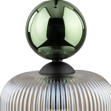 SOPHIA GREEN COGNAC LAMPA WISZĄCA 1XE14 (11144) - TK Lighting