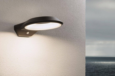 Oprawa elewacyjna ANELA LED PIR 12.5W 700lm 3000K IP44 230V antracyt aluminium (PL94836) - PAULMANN