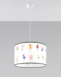 Lampa wisząca do pokoju dziecka bajkowy wzór WRÓŻKI 40 (SL.1417) - Sollux Lighting