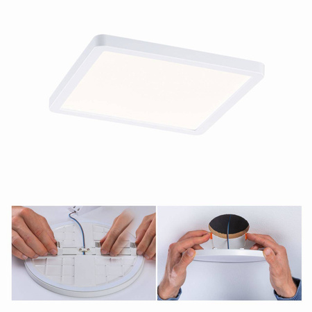 Plafoniera VariFit AREO LED DIM 13W 1200lm 3000K 175x175mm IP44 230V biały matowy / tworzywo sztuczne (PL93053) - PAULMANN