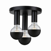 Neordic Skogen plafon max. 3x20W E27 Czarny 230V metal (PL79761) - PAULMANN