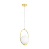 Lampa wisząca COSTA ROUND złota 35 cm (DP0001A-350R) - Step into Design