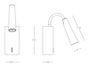 READING LIGHT LED 3W BLACK (H72 Zambelis) - Zambelis