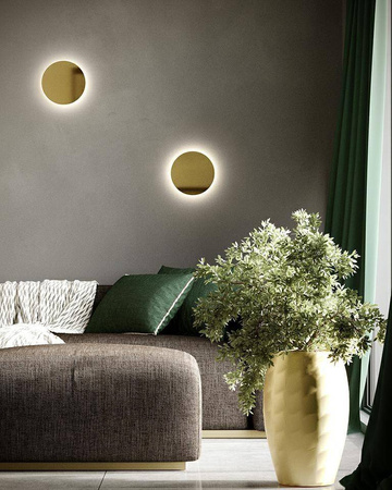 Kinkiet z dotykowym ściemniaczem SHADOW SUN 25 złota (MSE1501100499) - Moosee