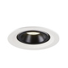 NUMINOS® GIMBLE M, oprawa sufitowa wpuszczana biała/czarna 4000 K 40° (1005969) - SLV