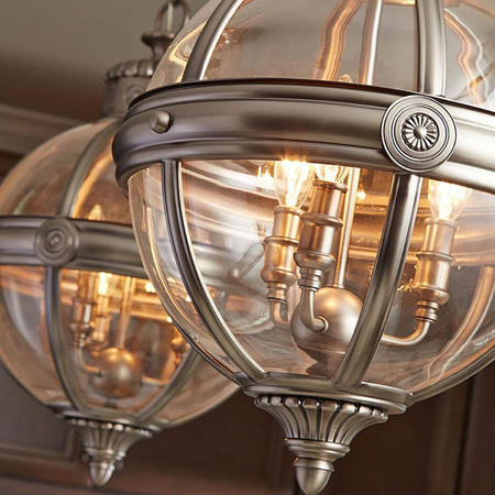Pojedynczy żyrandol Adams  (FE-ADAMS-3P-ANL) - Elstead Lighting