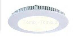 Biały panel LED 8W ciepły biały, 2700K (D565082)