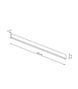 Szyna do systemu Magnetic 2 m (LP-E020-MAG-BK) - Light Prestige