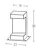 OUTDOOR BOLLARD LIGHT LED 8W CONCRETE (E191 Zambelis) - Zambelis