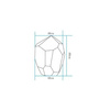 Lampa ogrodowa kamień DIAMOND XL LED RGBW 16 kolorów 60 cm (ES-ST016) - Step into Design