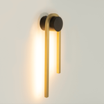 SCONCE LED LIGHT 11W 3000K ALUMINIUM-PC DIFFUSER, GOLD-BLACK (23106 Zambelis) - Zambelis