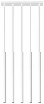 Lampa wisząca PASTELO 5 biała (SL.0468) - Sollux