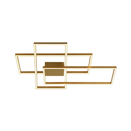 CEILING LIGHT 55W 3000K ALUMINUM&ACRYLIC GOLDEN LEAF DIMMABLE (2022 Zambelis) - Zambelis