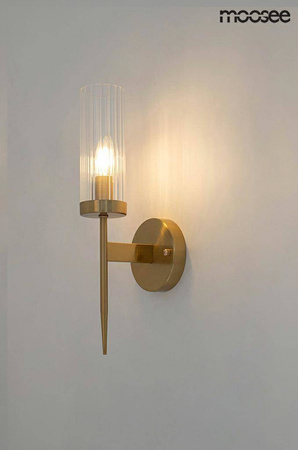 MOOSEE lampa ścienna TORCH złota (MSE010400197) - Moosee