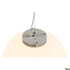 ROTOBALL 40, lampa wisząca, TC-(D,H,T,Q)SE, kolor srebrnoszary/biały, Ø 40 cm, maks. 24W (165410) - SLV