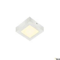 SENSER 12, lampa sufitowa natynkowa LED indoor, kwadratowa, kolor biały, 3000K (1003017) - SLV