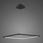 Lampa wisząca Ledowe Kwadraty No.1 40 in 3k czarna ściemnialna Altavola Design (LA079/P_40_in_3k_black_dimm) - ALTAVOLA DESIGN