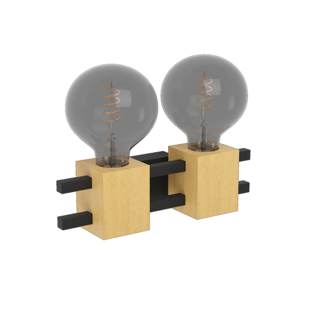 Kinkiet LEVANTARA czarna (390192) - EGLO