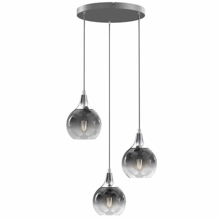 Lampa wisząca MONTE SILVER 3xE27 (MLP8323) - Milagro