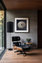 Lampa podłogowa Lamego F Wąska - Czarna (1700 mm)   (2021) - Shilo