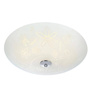 FLEUR Plafon LED 43cm Biały/Chrom