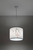 Lampa wisząca do pokoju dziecka bajkowy wzór PRINCESS 30 (SL.1414) - Sollux Lighting