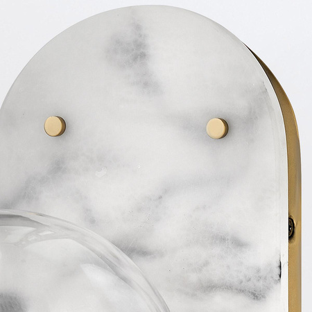 Kinkiet Gilda - IP44 - Klasyczny mosiądz (QN-GILDA-WB1-HB) - Quintiesse