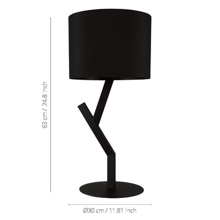 Lampa Stołowa BALNARIO czarna (39888) - EGLO