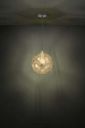 Lampa wisząca SKOURA czarna (39754) - EGLO