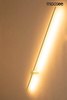 Minimalistyczny kinkiet OMBRE 120 złota (MSE1501100414) - Moosee