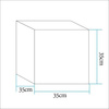 Lampa ogrodowa kostka CUBIC LED M RGBW 16 kolorów 35 cm (ES-C3535) - Step into Design