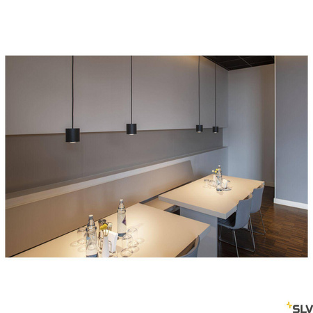 OCULUS PD, wewnętrzna oprawa wisząca single, czarna, DIM-TO-WARM, 2000-3000 K (1004672) - SLV