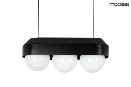 Lampa wisząca DROPS 3 czarna (MSE010100273) - Moosee