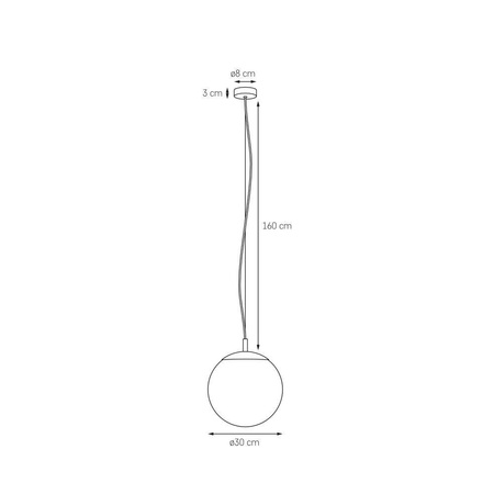Lampa wisząca ALUR rozm. L (10735102) - Kaspa