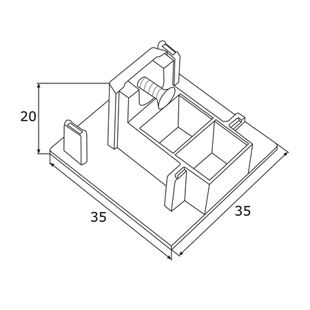 Zaślepka T-RACK SYSTEM (4369) - ARGON