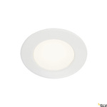 DL 126, lampa wpuszczana, SMD LED, 3000K, okrągła, kolor biały, maks. 3W, ze sprężynami piórowymi (112221) - SLV