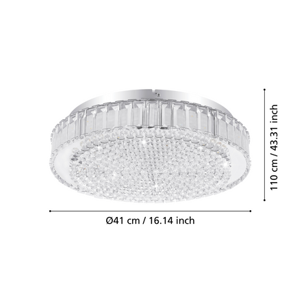 Lampa Sufitowa BALPARDA chrom (39746) - EGLO