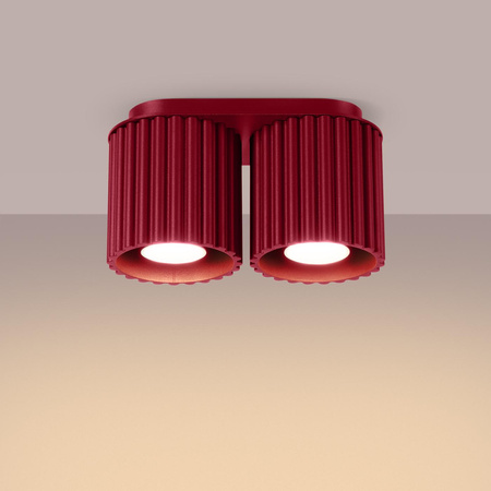 Plafon AURA 2 burgund GU10 (SL.1820) - Sollux Lighting