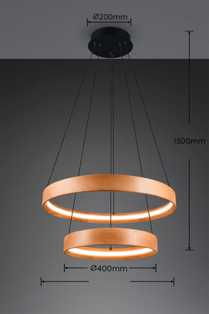 Nowoczesna lampa wisząca LYNWOOD (355039130) - Trio