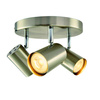Lampa sufitowa Arezzo 3lt round satin 7W (73688) - Saxby