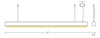 PENDANT LED LIGHT 45W BRONZE (22210 Zambelis) - Zambelis