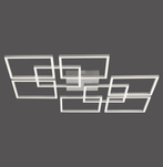 Q-INIGO LAMPA SUFITOWA STALOWY (6015-55) - Paul Neuhaus